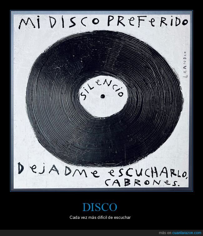 disco,silencio