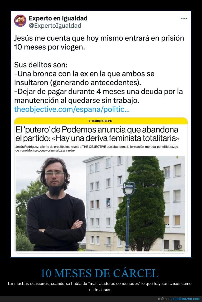 jesús rodríguez,podemos,cárcel,ex