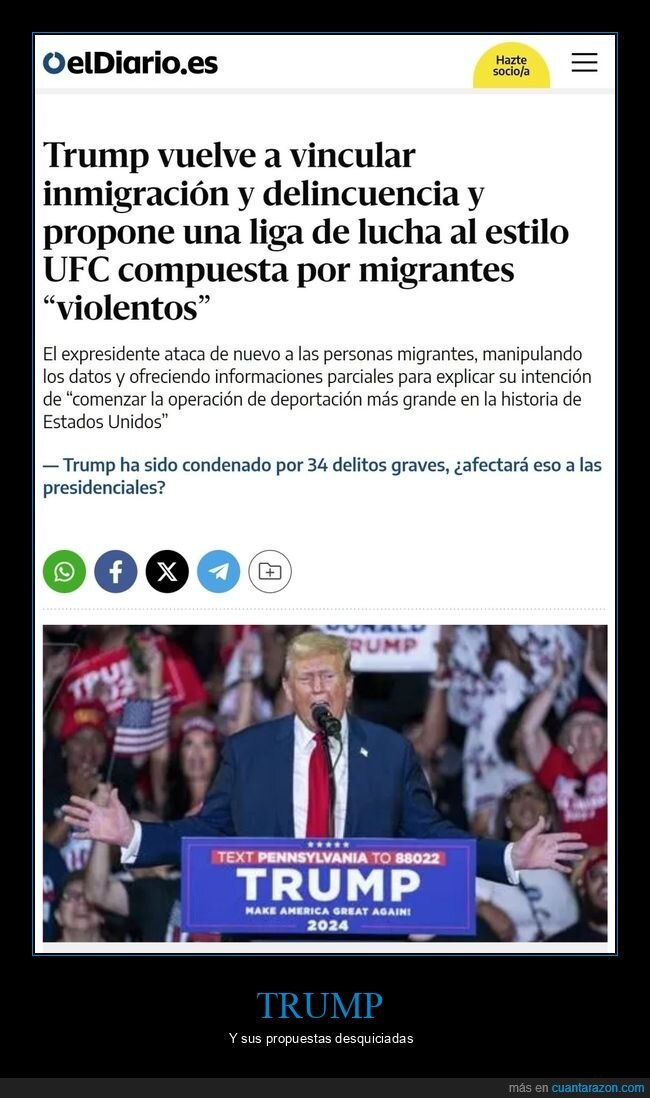 trump,inmigrantes,ufc