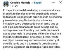 Enlace a El sushi no le termina de convencer...