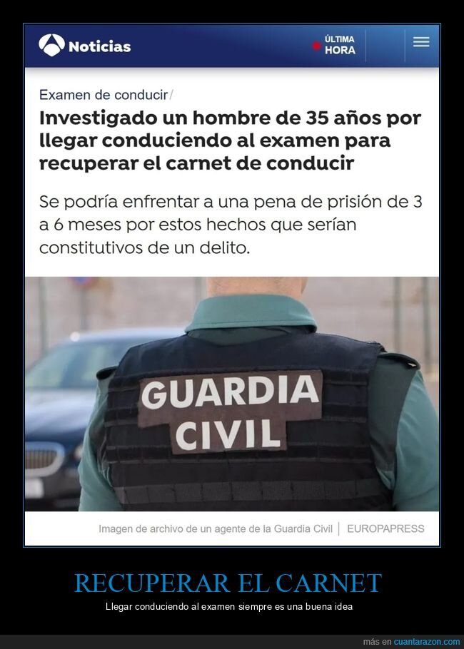 conduciendo,examen,recuperar,carnet de conducir