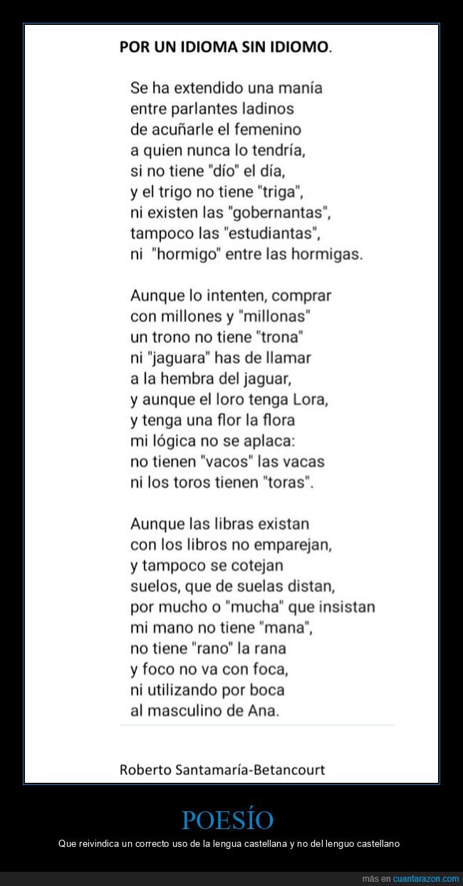 lenguaje inclusivo,poesía