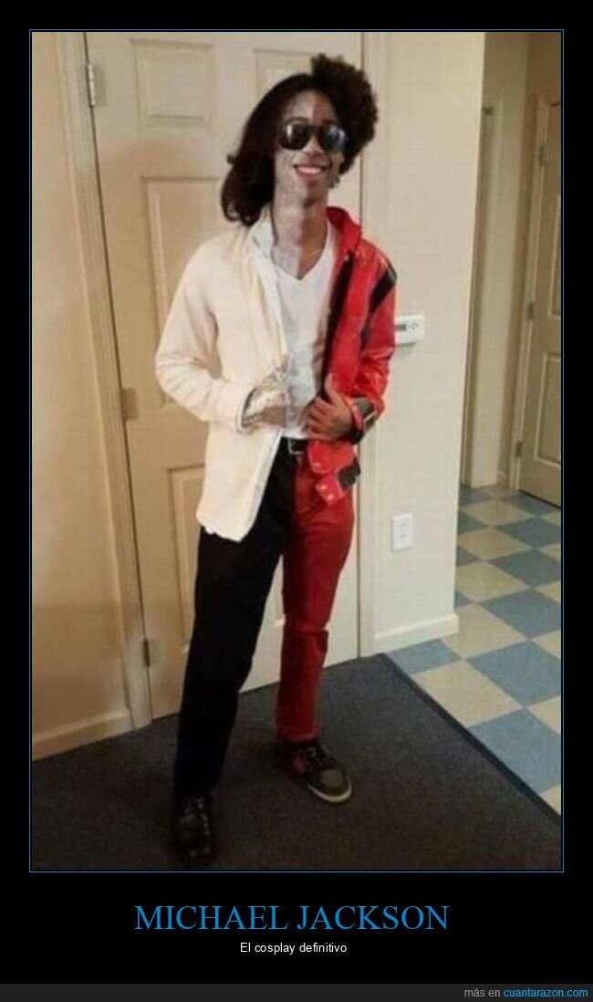 cosplay,disfraz,michael jackson,mitad