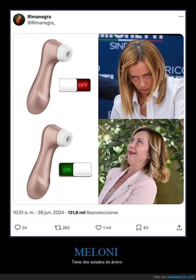 meloni,políticos,satisfyer