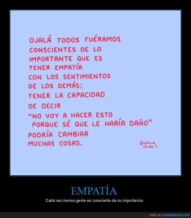 empatía,conscientes,importancia