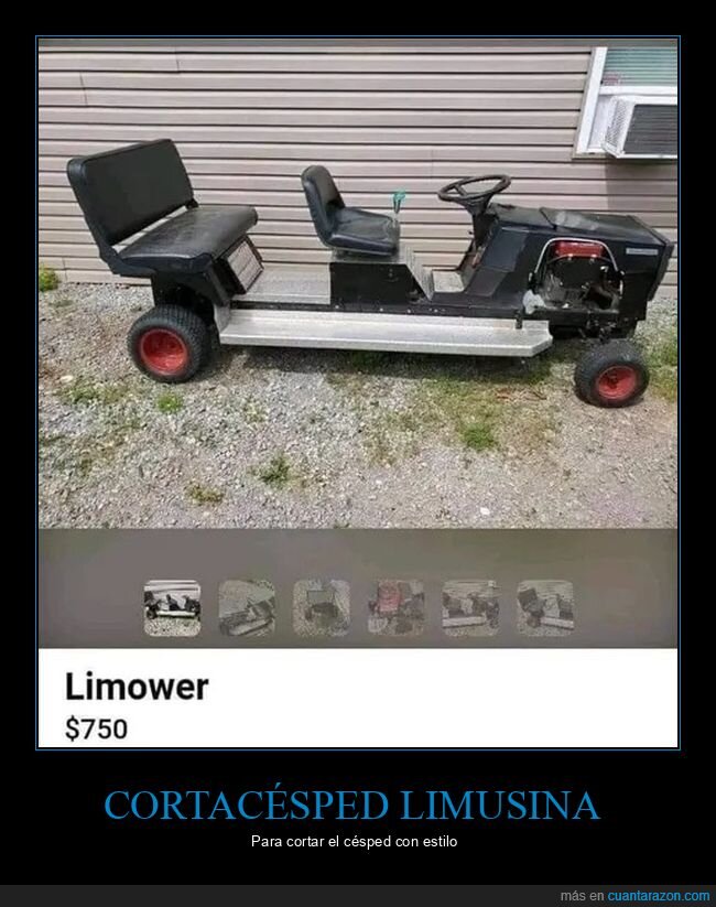 cortacésped,limusina