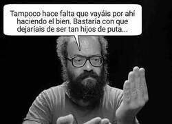 Enlace a Tampoco es necesario ser un santo...