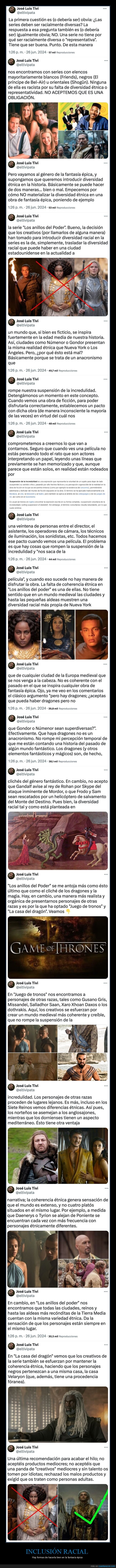 inclusión racial,fantasía épica