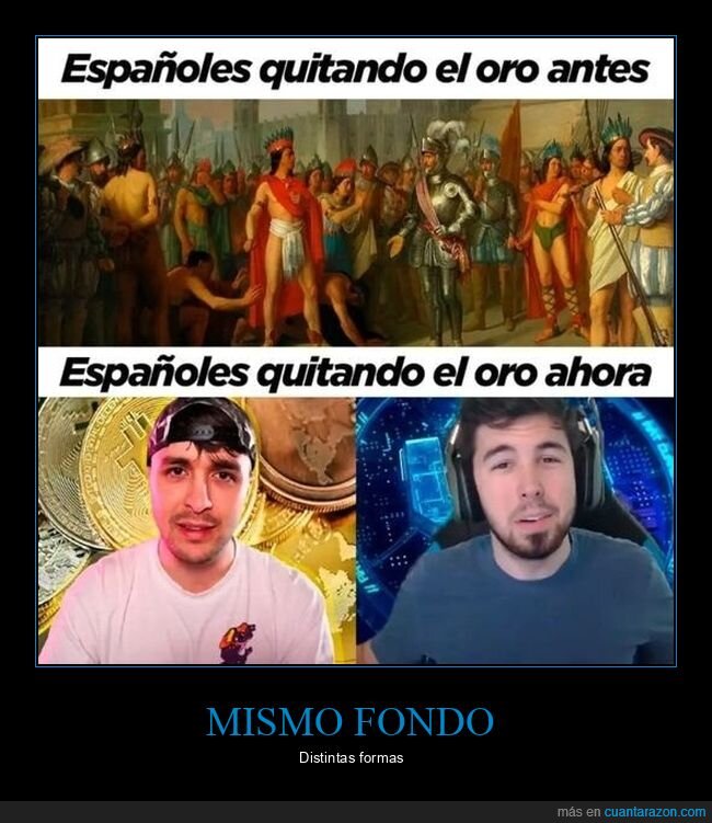 dalas,willyrex,españoles,quitar,oro