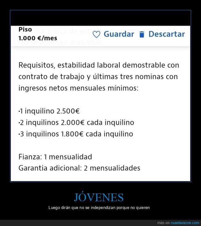 requisitos,inquilinos