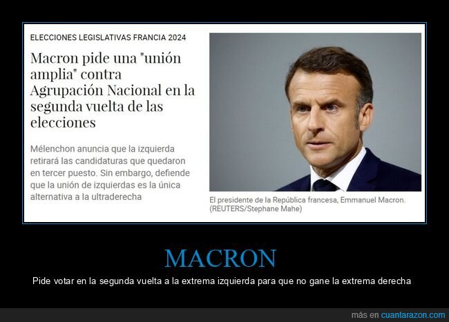 macron,extrema izquierda,extrema derecha,francia,políticos