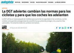 Enlace a Cambian las normas para adelantar a los ciclistas