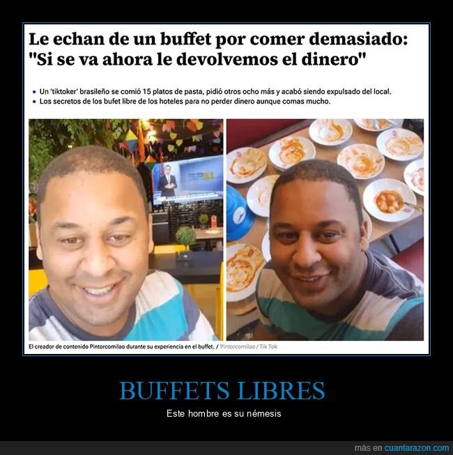 buffet libre,comer,echar