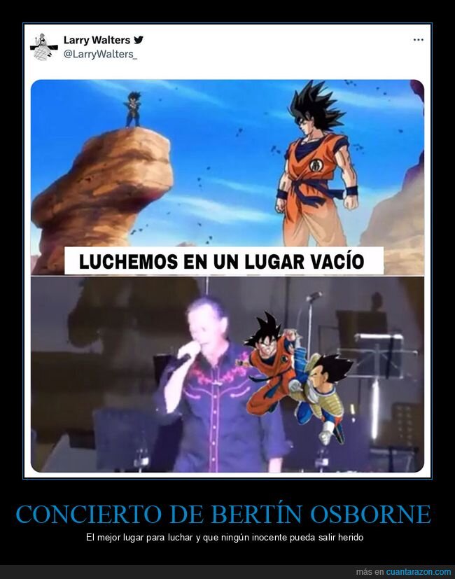 bertín osborne,concierto,dragon ball,vacío