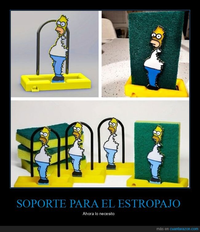 estropajo,homer,simpsons