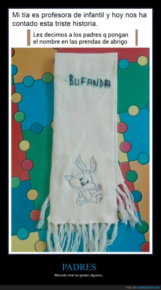 bufanda,fails,nombres,prendas,profesora