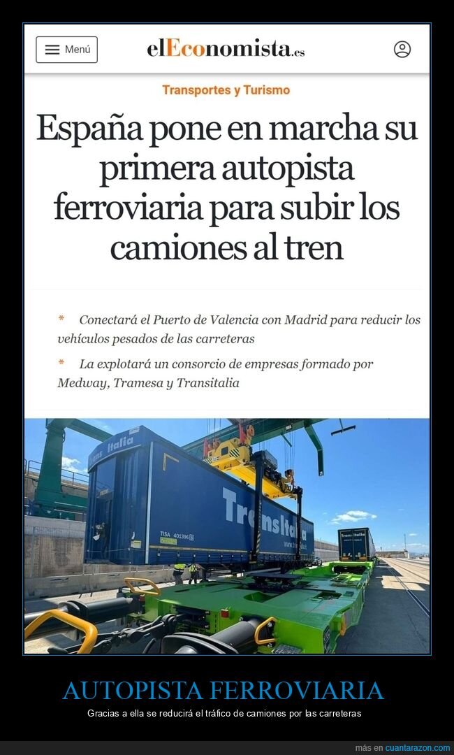 autopista ferroviaria,camiones
