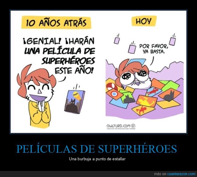 ahora,antes,películas,superhéroes