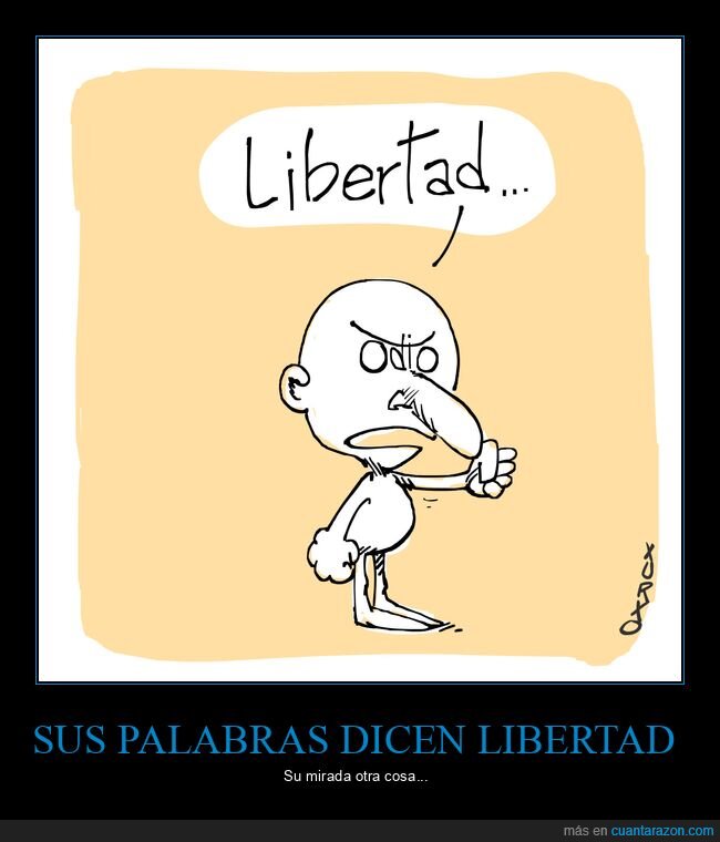 libertad,odio