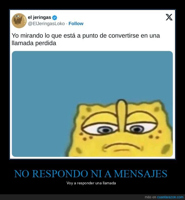 mirando,llamada perdida