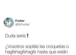 Enlace a ¿Cómo os coméis las croquetas?