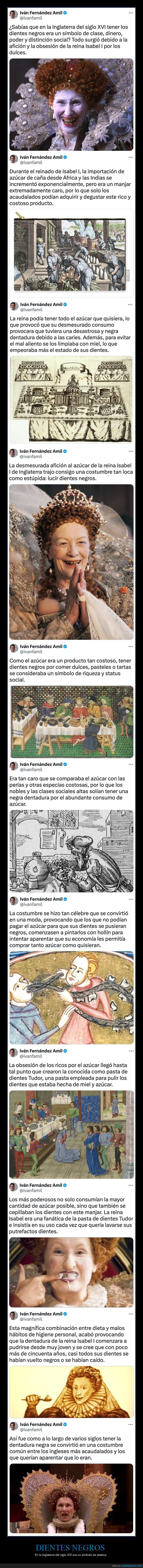 dientes,negros,inglaterra,siglo xvi,isabel i