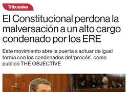 Enlace a Tribunal benévolo con la corrupción