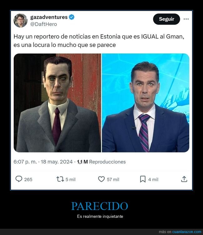 reportero,gman,half life,parecidos