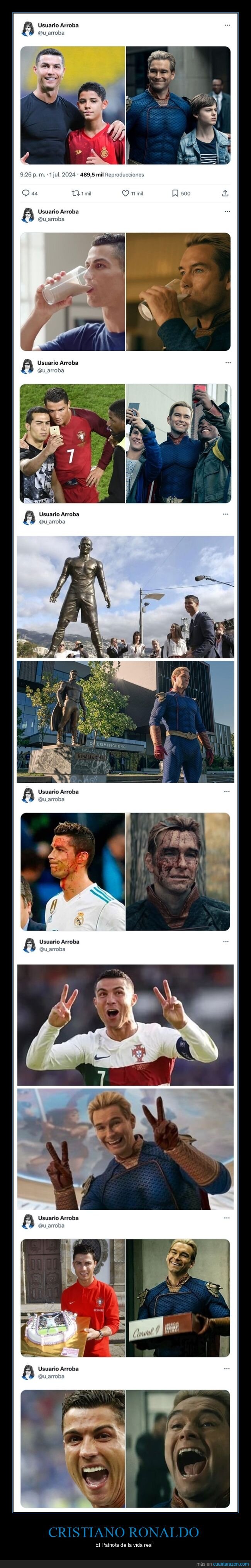 cristiano ronaldo,parecidos,patriota,the boys