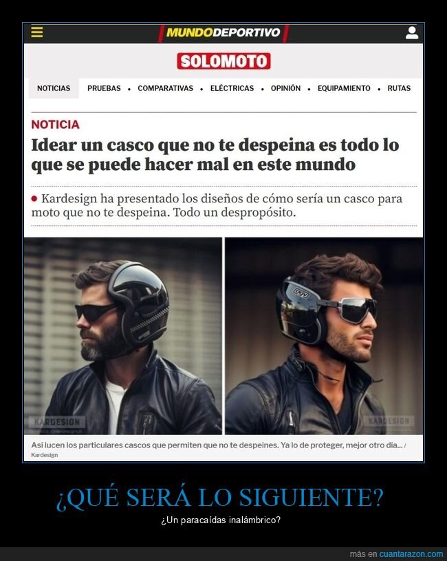 casco,despeinarse