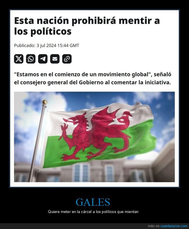 gales,prohibir,mentir,pol&iacute;ticos