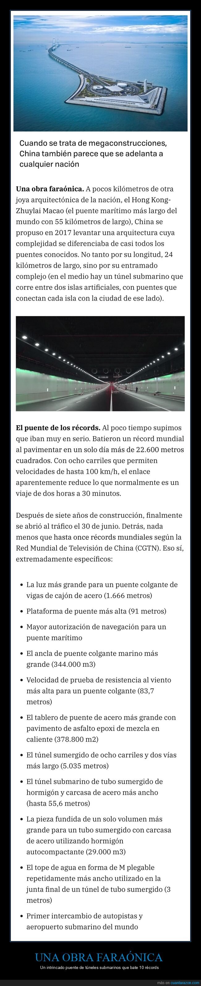 china,puente,récords