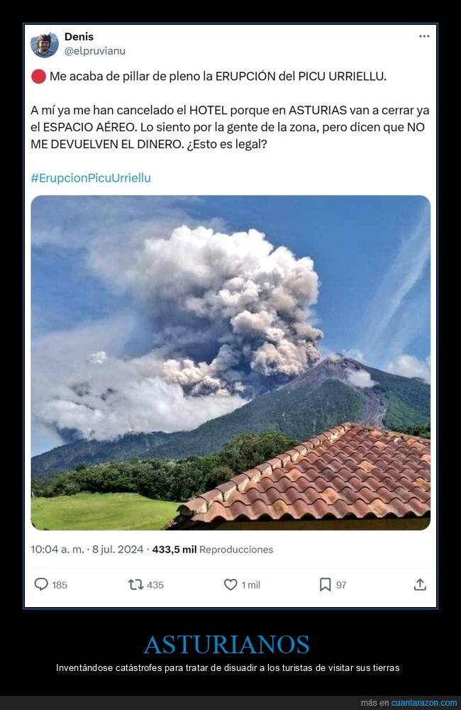 volcán,asturias,turistas