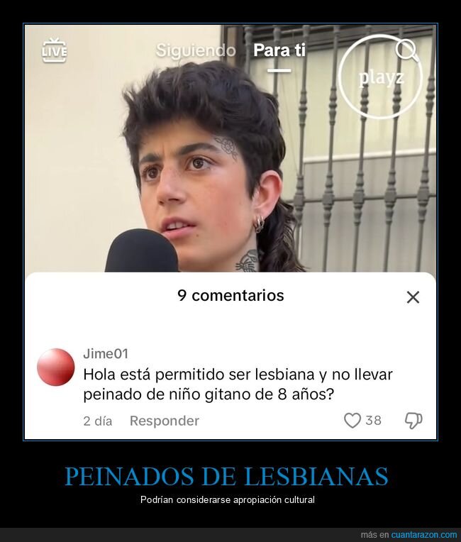 comentarios,lesbiana,peinado