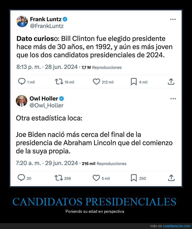 biden,donald trump,edad,políticos