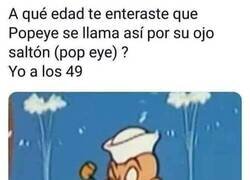 Enlace a El significado del nombre de Popeye