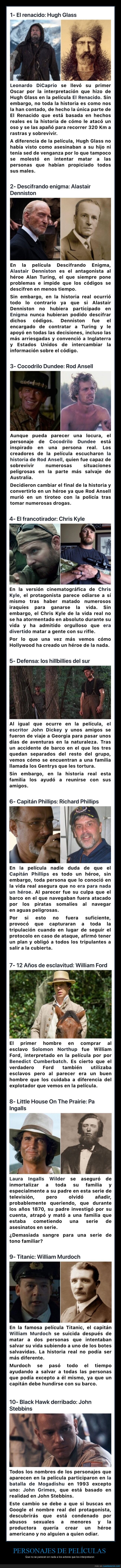 personajes,películas,parecerse