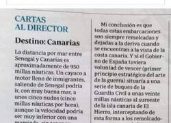Enlace a Una carta al director en ABC, escrita por un capitán de navío