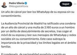 Enlace a Cuidado con espiar los Whatsapps...