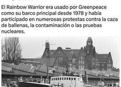 Enlace a Operación Satanic: una misión con el objetivo de prevenir protestas de Greenpeace contra las pruebas nucleares en el pacífico a través del hundimiento del 