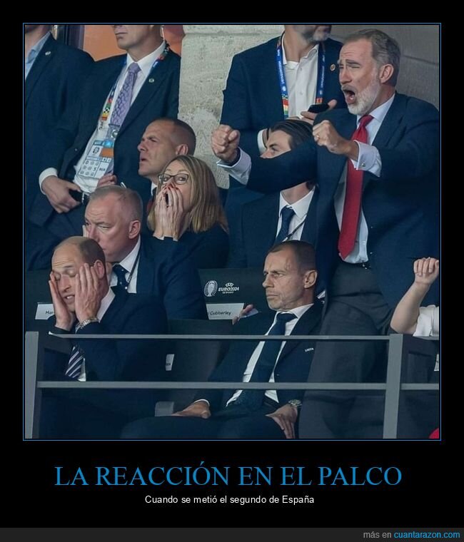 felipe vi,príncipe william,españa,eurocopa,gol