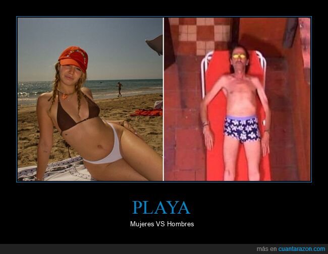 hombres,mujeres,playa