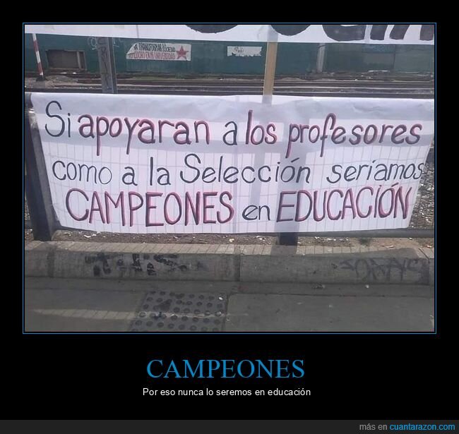 apoyar,profesores,selección,campeones,educación