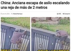 Enlace a Anciana a la fuga