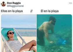 Enlace a Disfrutando de la playa