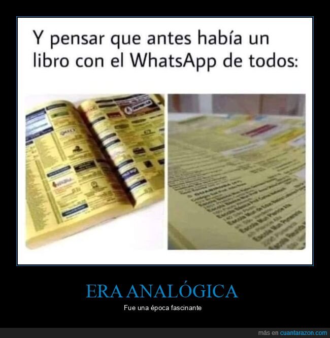 guía telefónica,libro,whatsapp