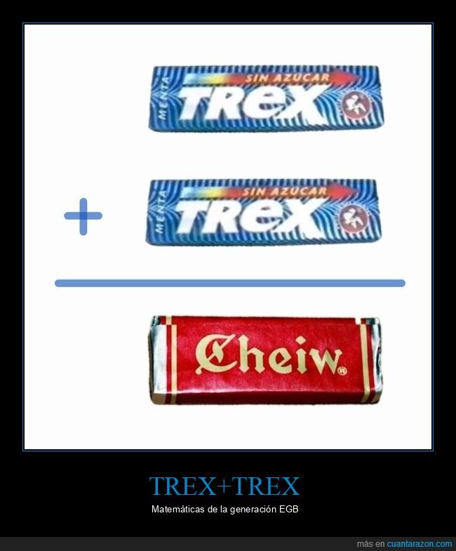 chicles,sumar,3,6,cheiw,trex