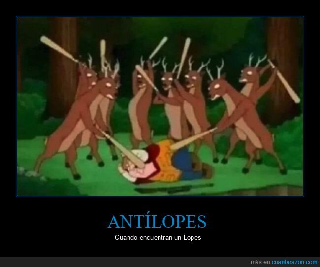 antilopes,bates,paliza