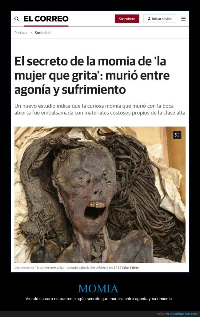 momia,secreto,agonía