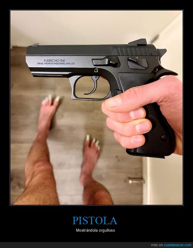 pistola,uñas,wtf